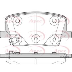Brake Pad Set APEC PAD2382 OE Ref 48413360D0 APEC