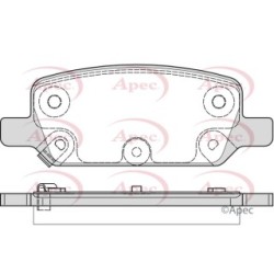 Brake Pad Set APEC PAD2410 APEC