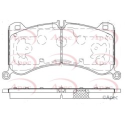 Brake Pad Set APEC PAD2429 OE Ref 4KE698151G APEC