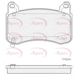 Brake Pad Set APEC PAD2496 APEC