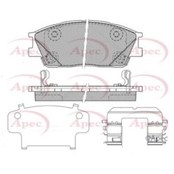 Brake Pad Set APEC PAD2530 OE Ref 58101K2A00 APEC