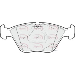 Brake Pad Set APEC PAD655 OE Ref 895698151A APEC