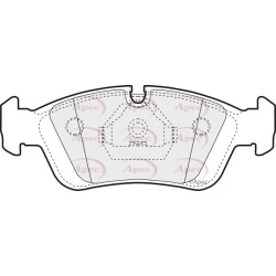 Brake Pad Set APEC PAD725 OE Ref 34111160357 APEC