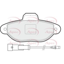 Brake Pad Set APEC PAD812 OE Ref 5892737 APEC