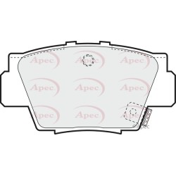 Brake Pad Set APEC PAD860 OE Ref 43022SL0010 APEC