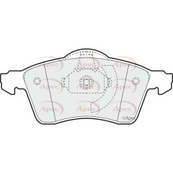 Brake Pad Set APEC PAD954 OE Ref 7D0698151E APEC