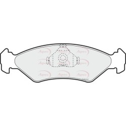 Brake Pad Set APEC PAD959 OE Ref 1042687 APEC