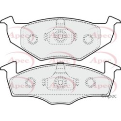 Brake Pad Set APEC PAD974 OE Ref 1H0698151B APEC