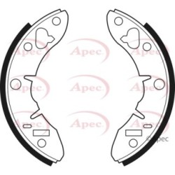 Brake Shoe Set APEC SHU187 OE Ref GBS90825 APEC