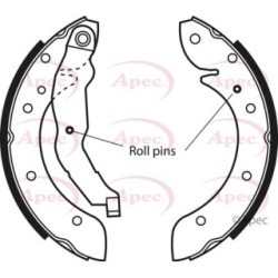 Brake Shoe Set APEC SHU516 OE Ref 31 21 1 160 504 APEC