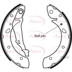 Brake Shoe Set APEC SHU588 OE Ref 04495-05020 APEC
