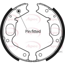 Brake Shoe Set APEC SHU616 OE Ref MB618915