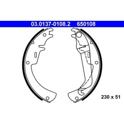 Brake Shoe Set ATE 03.0137-0108.2 OE Ref 90350122
