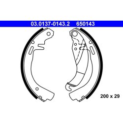 Brake Shoe Set ATE 03.0137-0143.2