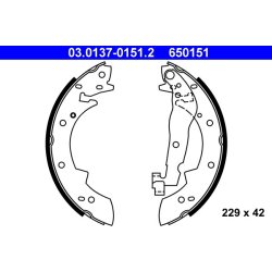 Brake Shoe Set ATE 03.0137-0151.2 OE Ref 34211157302