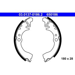 Brake Shoe Set ATE 03.0137-0186.2 OE Ref 0449587712000