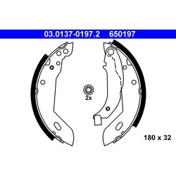 Brake Shoe Set ATE 03.0137-0197.2 OE Ref 4241E5