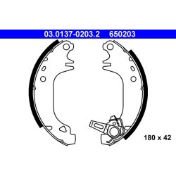 Brake Shoe Set ATE 03.0137-0203.2 OE Ref 7701202967