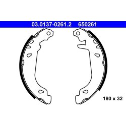 Brake Shoe Set ATE 03.0137-0261.2 OE Ref 4241G3