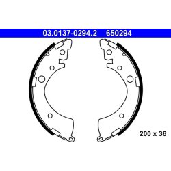 Brake Shoe Set ATE 03.0137-0294.2 OE Ref 43153ST0J01