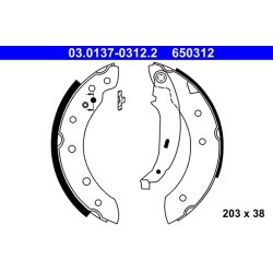Brake Shoe Set ATE 03.0137-0312.2 OE Ref 4241J1