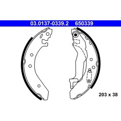Brake Shoe Set ATE 03.0137-0339.2 OE Ref 04431ST3E00