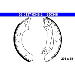 Brake Shoe Set ATE 03.0137-0346.2 OE Ref 1060102