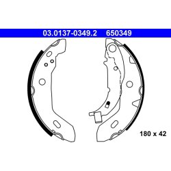 Brake Shoe Set ATE 03.0137-0349.2 OE Ref 1684200220