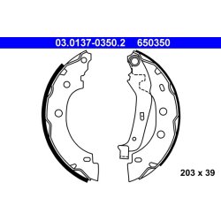 Brake Shoe Set ATE 03.0137-0350.2 OE Ref 7701205523