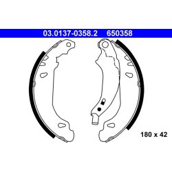 Brake Shoe Set ATE 03.0137-0358.2 OE Ref 8671020708