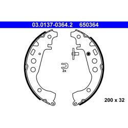 Brake Shoe Set ATE 03.0137-0364.2 OE Ref 0449552020