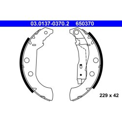 Brake Shoe Set ATE 03.0137-0370.2 OE Ref 4241G6