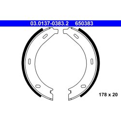 Handbrake Shoe Set ATE 03.0137-0383.2