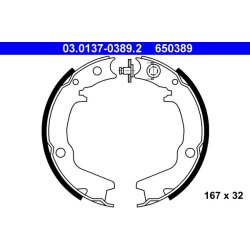 Handbrake Shoe Set ATE 03.0137-0389.2 OE Ref MB858927