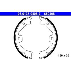 Handbrake Shoe Set ATE 03.0137-0408.2 OE Ref SFS100190