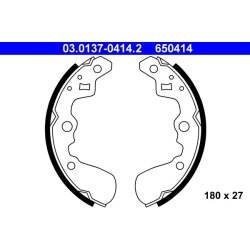 Brake Shoe Set ATE 03.0137-0414.2 OE Ref 5321060B00