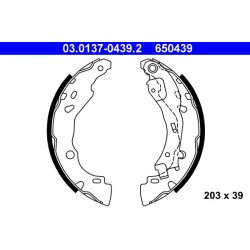 Brake Shoe Set ATE 03.0137-0439.2 OE Ref 77362365