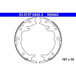 Handbrake Shoe Set ATE 03.0137-0442.2 OE Ref 43154S47N01
