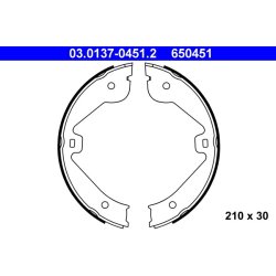 Handbrake Shoe Set ATE 03.0137-0451.2 OE Ref A1644200620