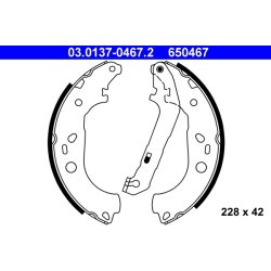 Brake Shoe Set ATE 03.0137-0467.2 OE Ref 1385735
