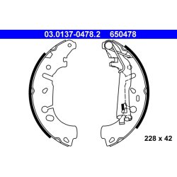Brake Shoe Set ATE 03.0137-0478.2 OE Ref 77363858