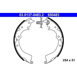 Brake Shoe Set ATE 03.0137-0483.2 OE Ref 044950K100