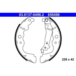 Brake Shoe Set ATE 03.0137-0496.2 OE Ref A4154200220