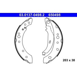 Brake Shoe Set ATE 03.0137-0498.2 OE Ref 8671020715
