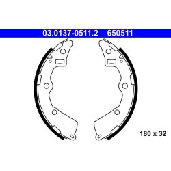 Brake Shoe Set ATE 03.0137-0511.2 OE Ref 5835007A00