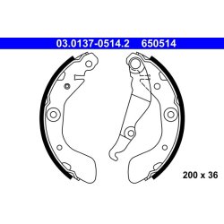 Brake Shoe Set ATE 03.0137-0514.2 OE Ref 95017074