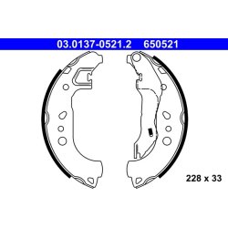 Brake Shoe Set ATE 03.0137-0521.2 OE Ref 6R0698525B