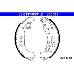 Brake Shoe Set ATE 03.0137-0531.2 OE Ref 4534230200