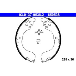 Brake Shoe Set ATE 03.0137-0538.2 OE Ref D40601UY6A