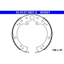 Handbrake Shoe Set ATE 03.0137-3021.2